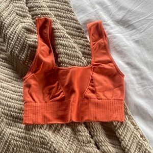 FP Movement by Free People Karma Vibrant Orange Sports Bra